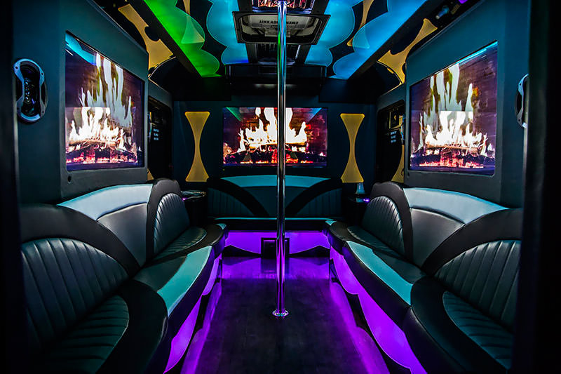 Luxury Party Bus Interior