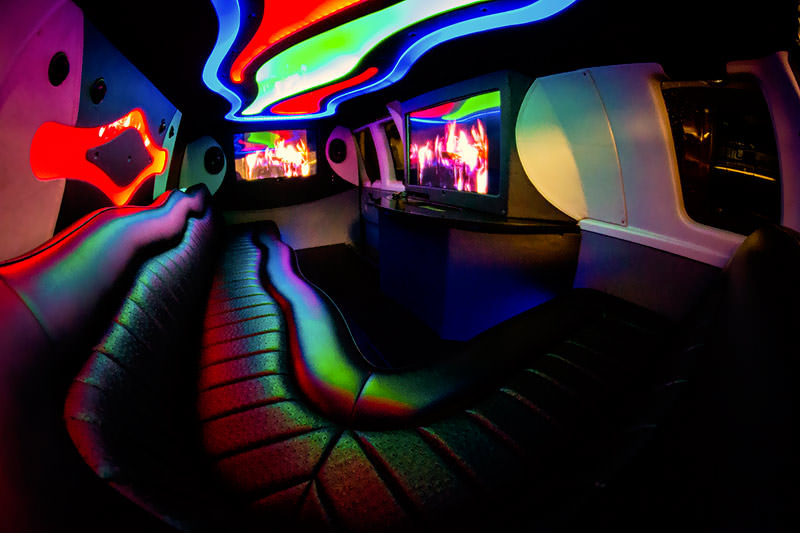 The interior view of the party van shows one of the best custom interiors we've ever made!